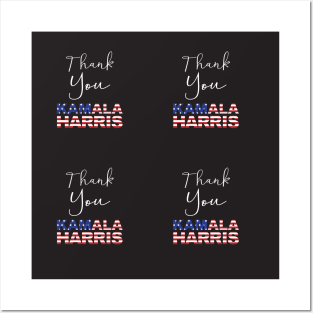 Thank You Kamala Harris Posters and Art